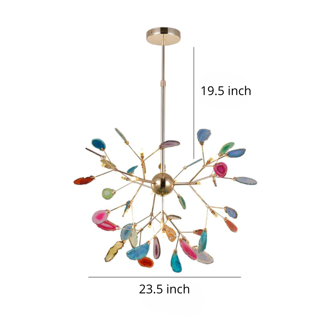 Nordic Stone Chandelier Light | Modern Luxury Lighting | Unique Metal Design | 11.8 to 23.6 | Brick by Brick