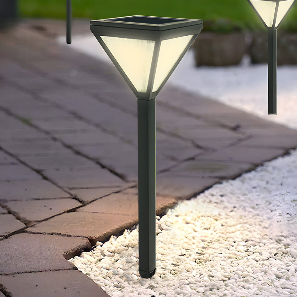 Antique Solar Garden Lights | Waterproof Outdoor Lighting | Energy-Efficient LED | 22.2 Aluminium & Glass | Brick by Brick London 4