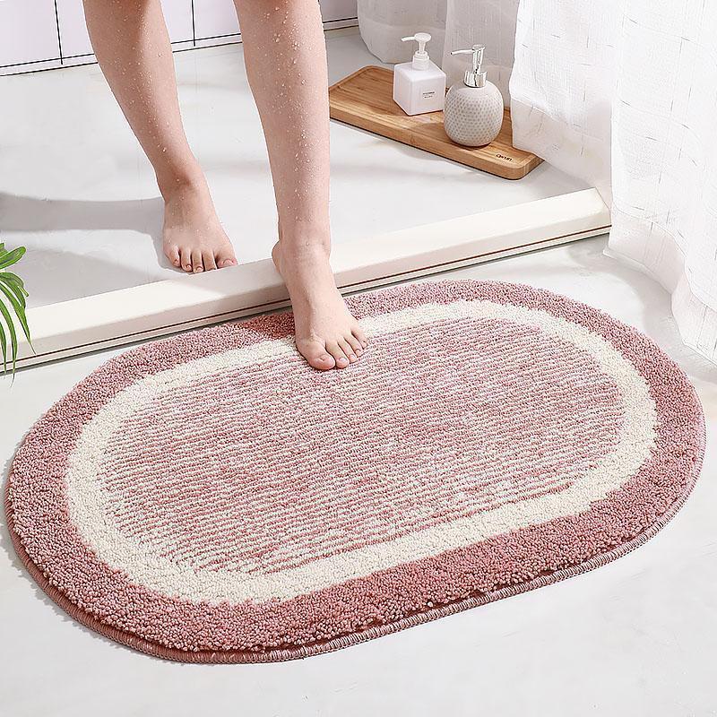 Bath Runner – Soft Microfiber – 20 × 31 Inches – Non Slip and Stylish for Bathroom 2