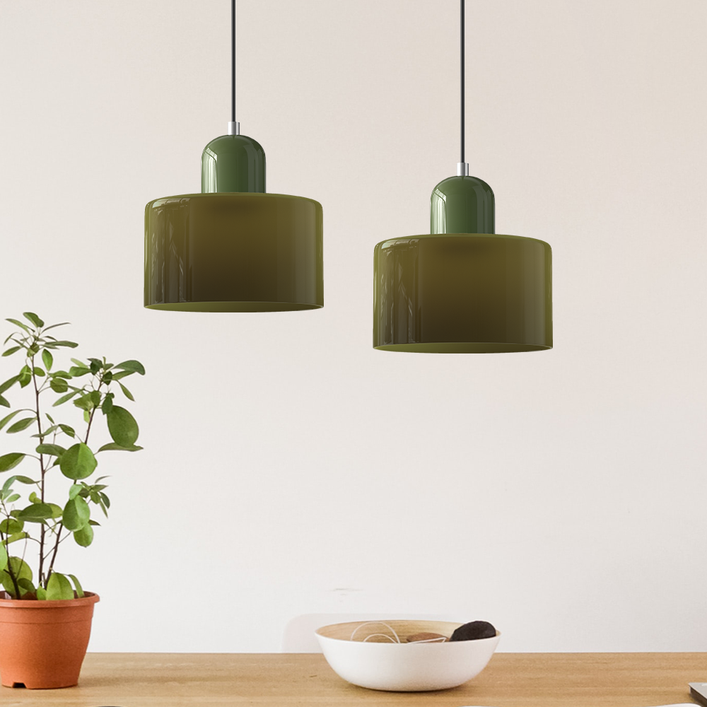 Bauhaus Creative Glass Pendant Light | Modern Kitchen Lighting | Adjustable 59.05 | Elegant Glass Design | Brick by Brick London 2