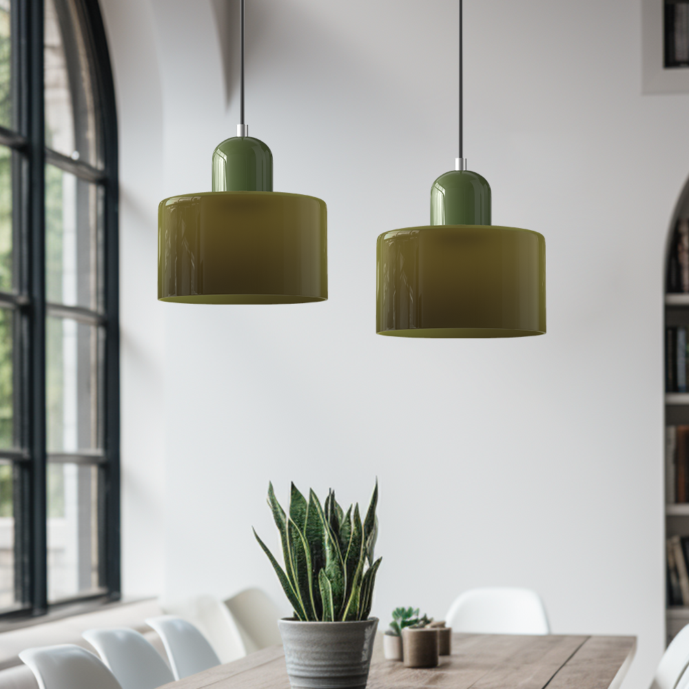 Bauhaus Creative Glass Pendant Light | Modern Kitchen Lighting | Adjustable 59.05 | Elegant Glass Design | Brick by Brick London 3