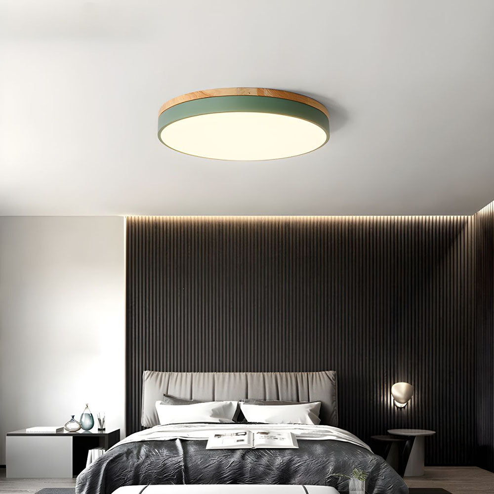 Ceiling Light – Wooden Design – Diameter: 11.8 to 23.6 inches – LED Illumination for Living Room or Dining Area 13
