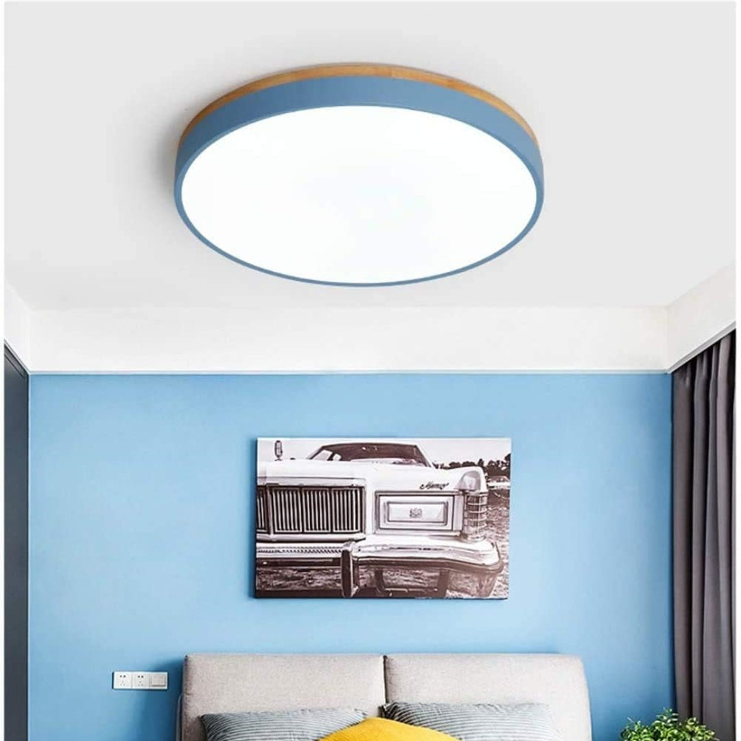 Ceiling Light – Wooden Design – Diameter: 11.8 to 23.6 inches – LED Illumination for Living Room or Dining Area 14