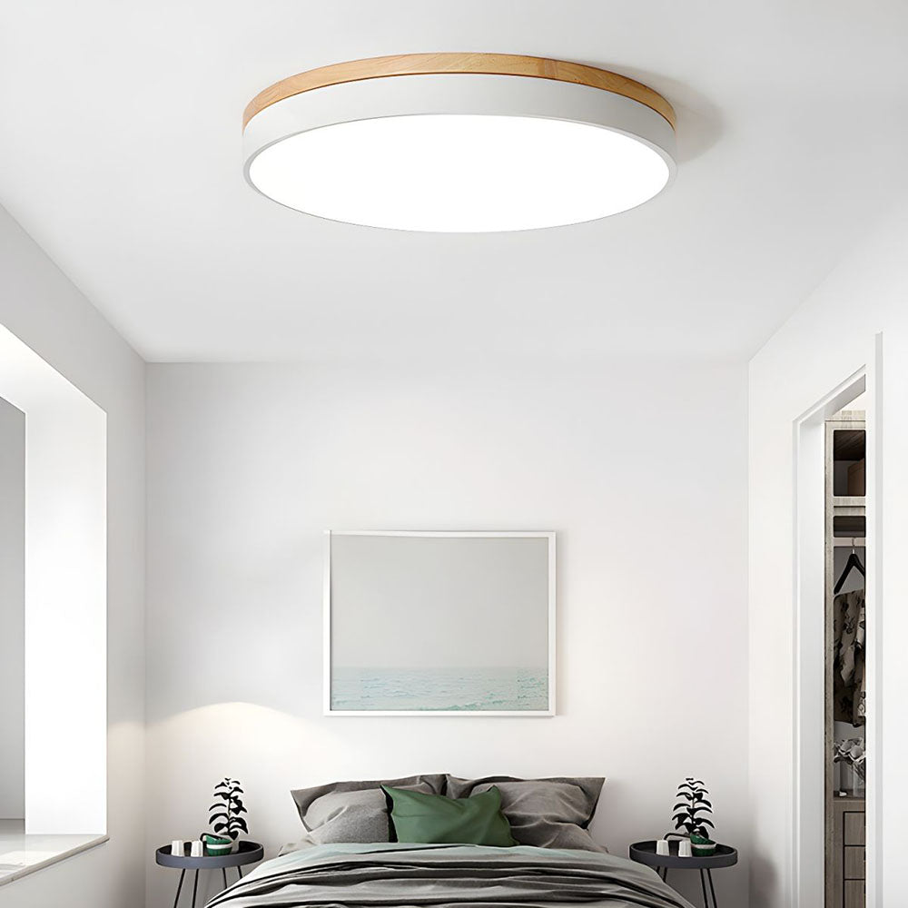 Ceiling Light – Wooden Design – Diameter: 11.8 to 23.6 inches – LED Illumination for Living Room or Dining Area 5