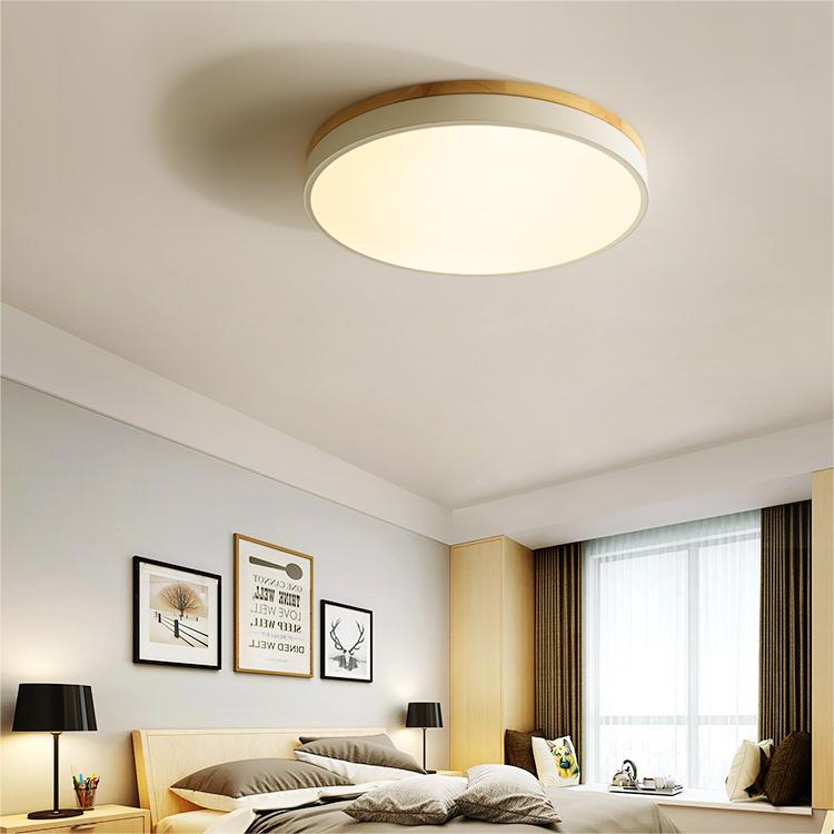 Ceiling Light – Wooden Design – Diameter: 11.8 to 23.6 inches – LED Illumination for Living Room or Dining Area 6