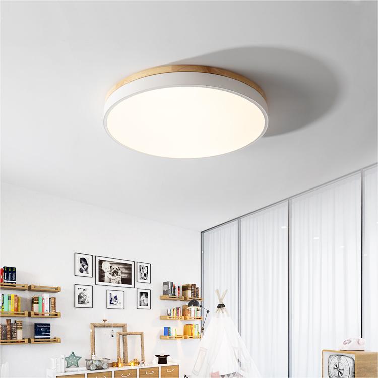Ceiling Light – Wooden Design – Diameter: 11.8 to 23.6 inches – LED Illumination for Living Room or Dining Area 7