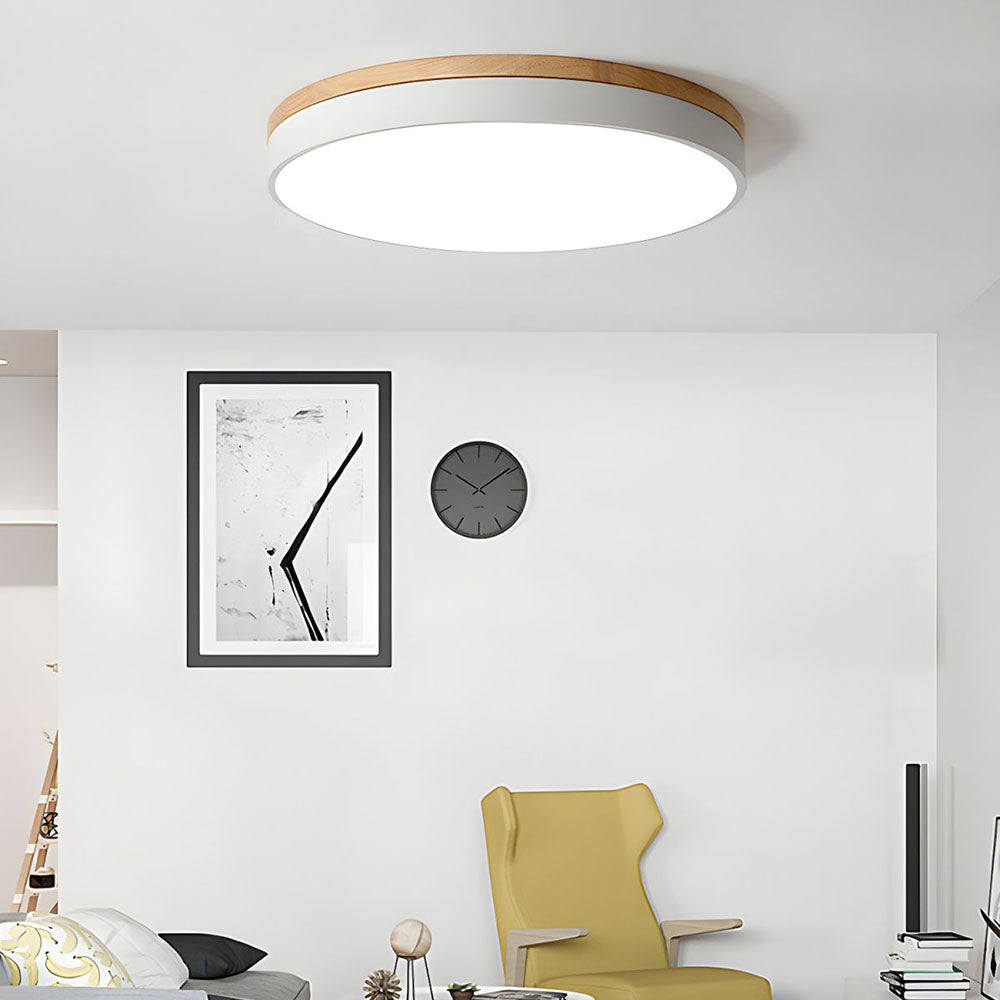 Ceiling Light – Wooden Design – Diameter: 11.8 to 23.6 inches – LED Illumination for Living Room or Dining Area 8