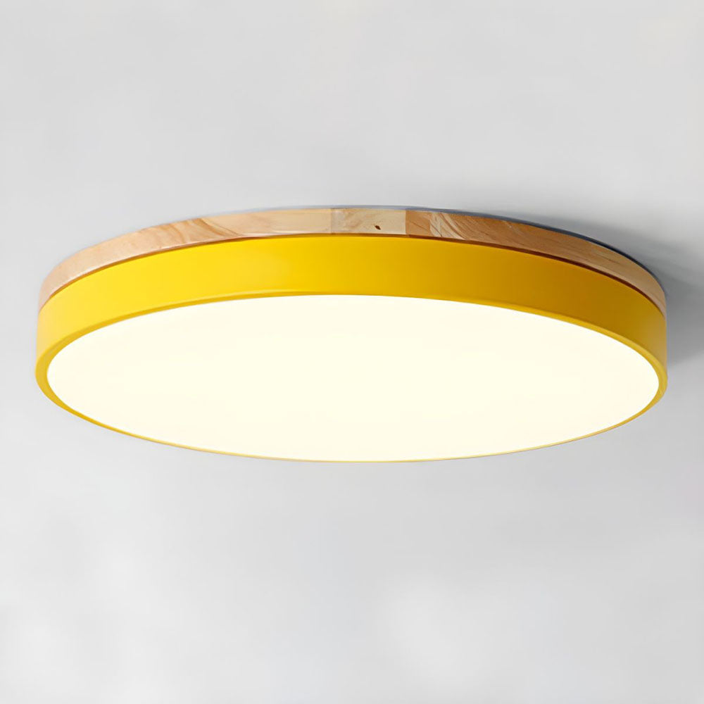 Ceiling Light – Wooden Design – Diameter: 11.8 to 23.6 inches – LED Illumination for Living Room or Dining Area 9