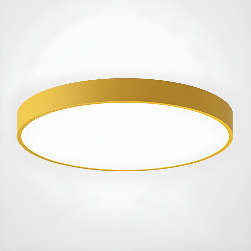 Circular Flush Mount LED Ceiling Light | Modern Home Illumination | Energy-Efficient Iron & Acrylic | Brick by Brick London 10