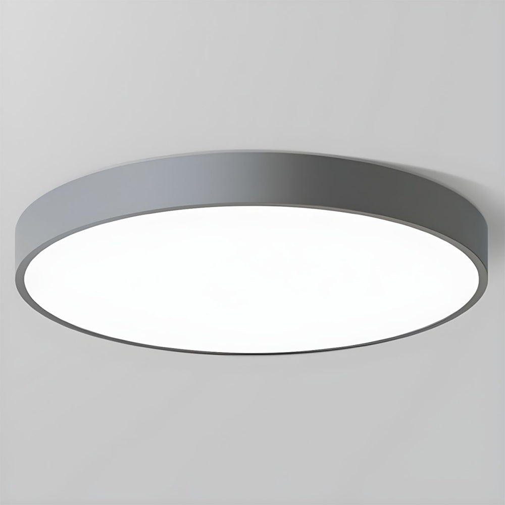 Circular Flush Mount LED Ceiling Light | Modern Home Illumination | Energy-Efficient Iron & Acrylic | Brick by Brick London 2