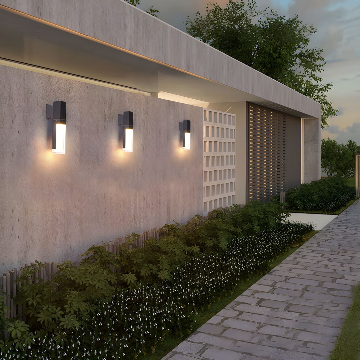 Contemporary LED Outdoor Wall Light | IP65 Weather-Resistant Aluminum | Modern Exterior Wall Lights | Brick by Brick London 0