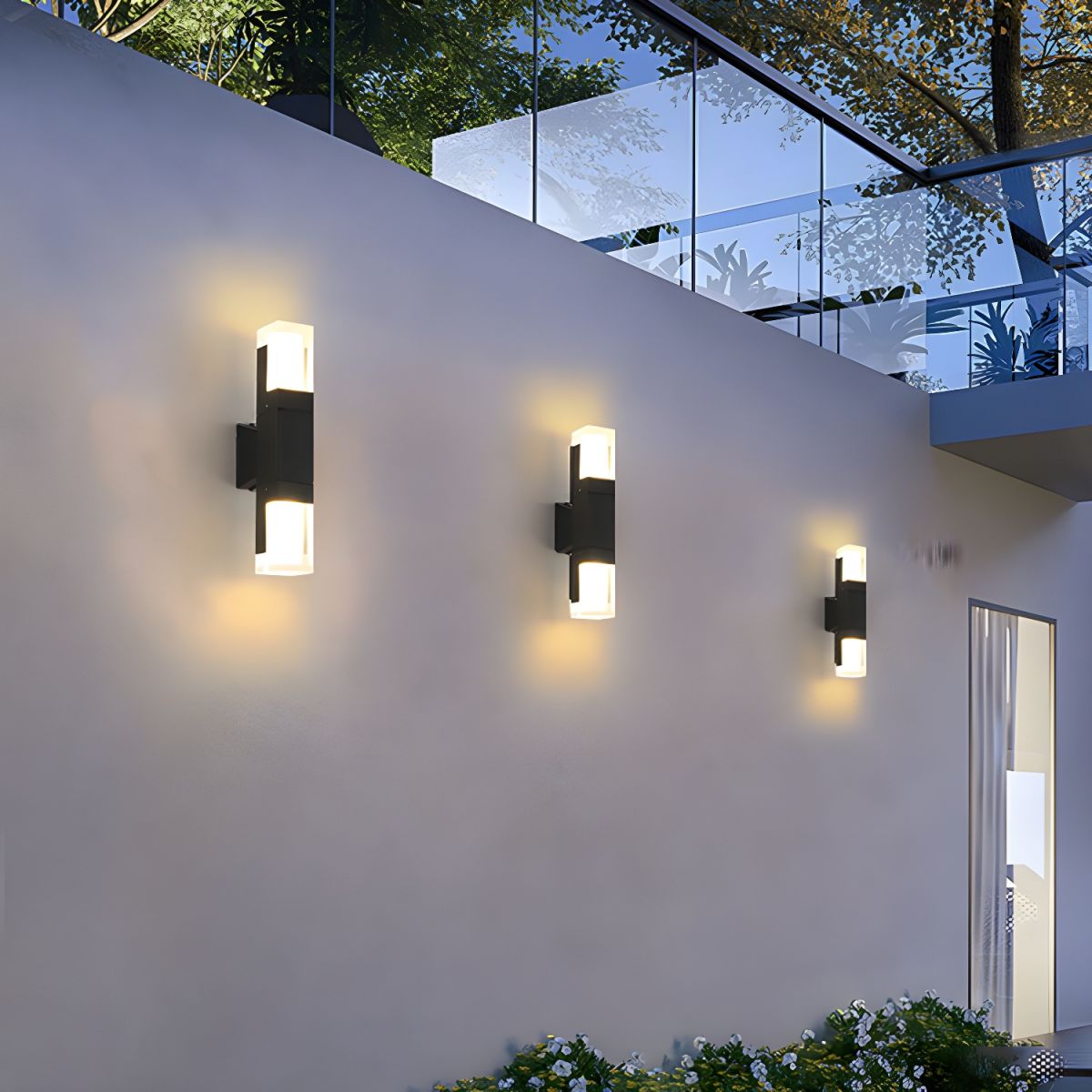 Contemporary LED Outdoor Wall Light | IP65 Weather-Resistant Aluminum | Modern Exterior Wall Lights | Brick by Brick London 6