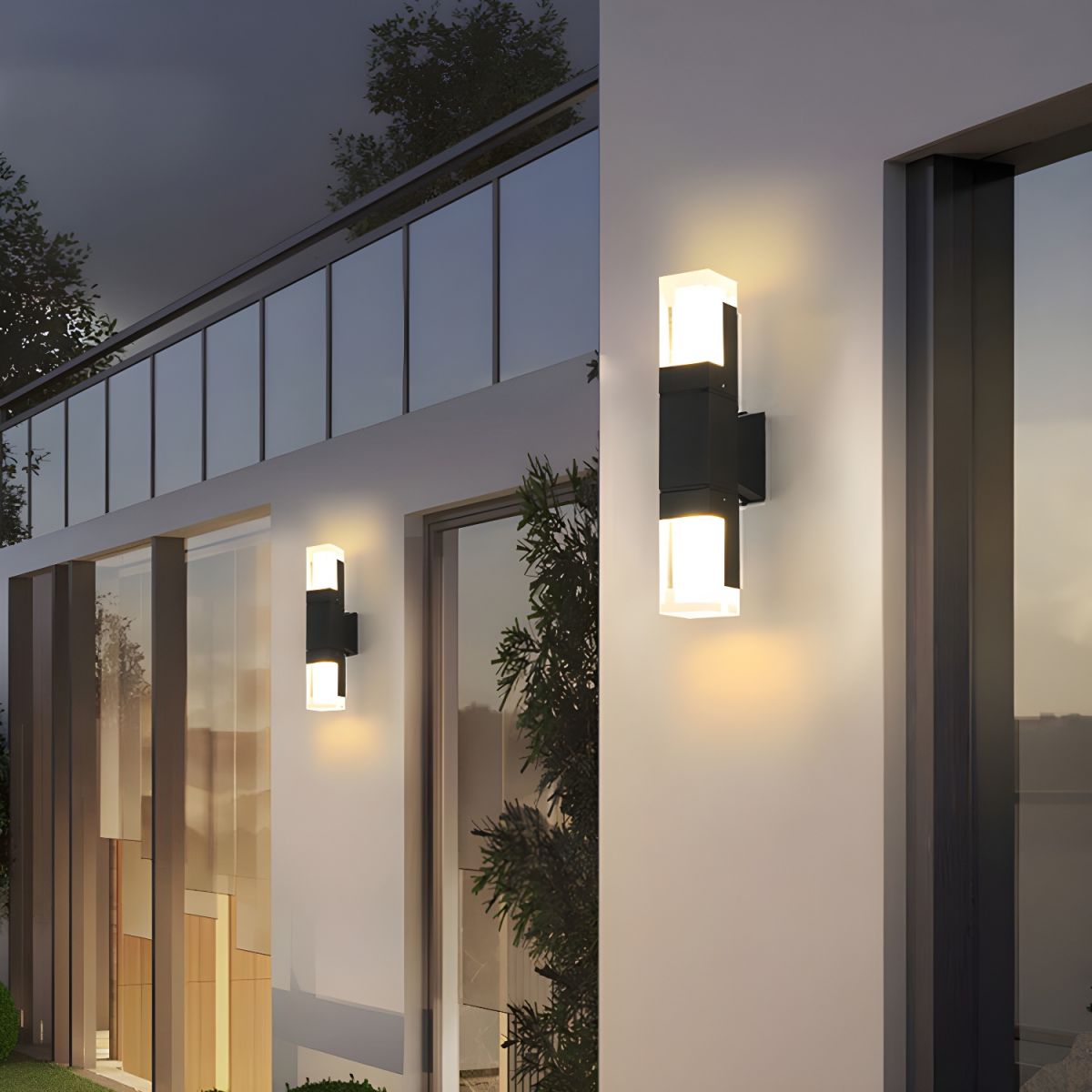 Contemporary LED Outdoor Wall Light | IP65 Weather-Resistant Aluminum | Modern Exterior Wall Lights | Brick by Brick London 7