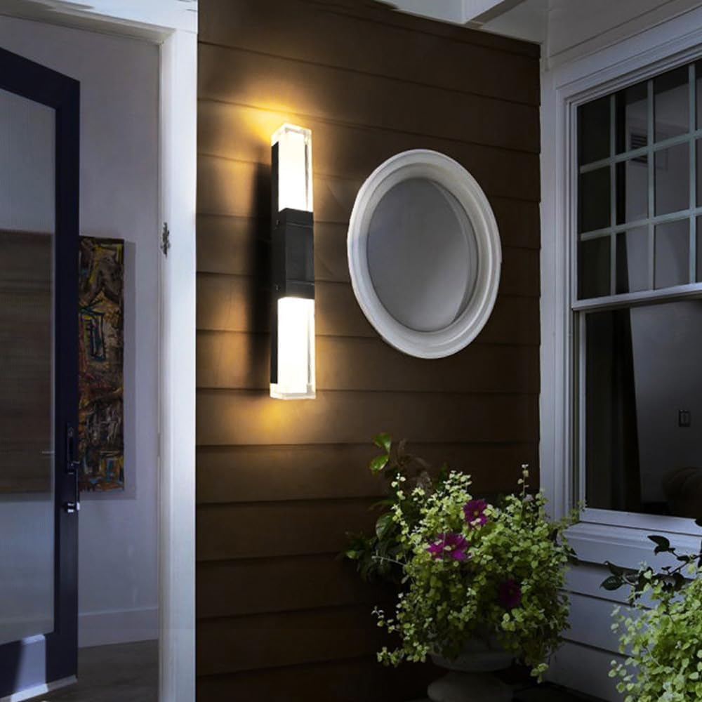 Contemporary LED Outdoor Wall Light | IP65 Weather-Resistant Aluminum | Modern Exterior Wall Lights | Brick by Brick London 9