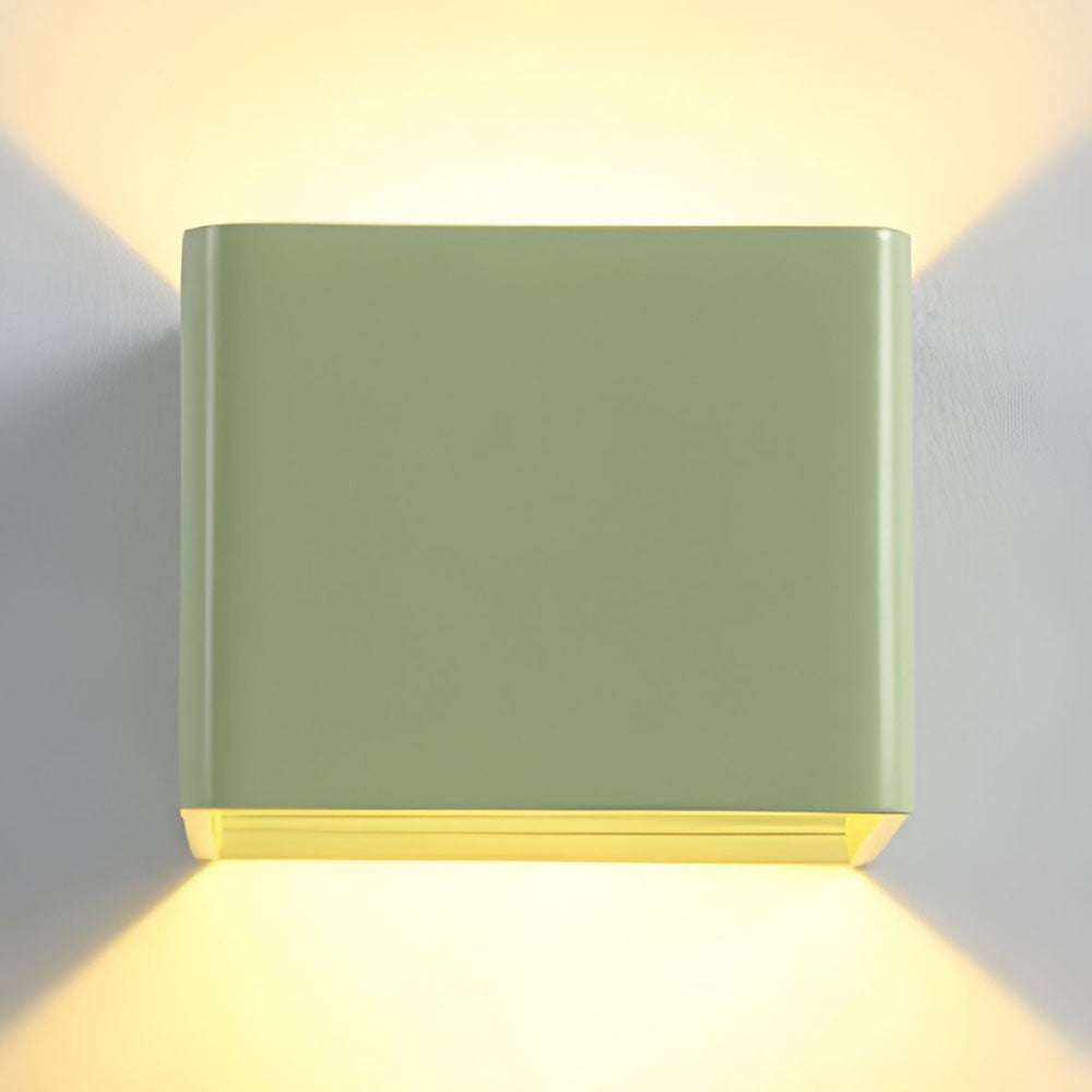 Cube Shade Wall Sconce Light | Modern Wall Lamp for Hallway & Bedroom | 3.14 Acrylic & Hardware | Brick by Brick London 10