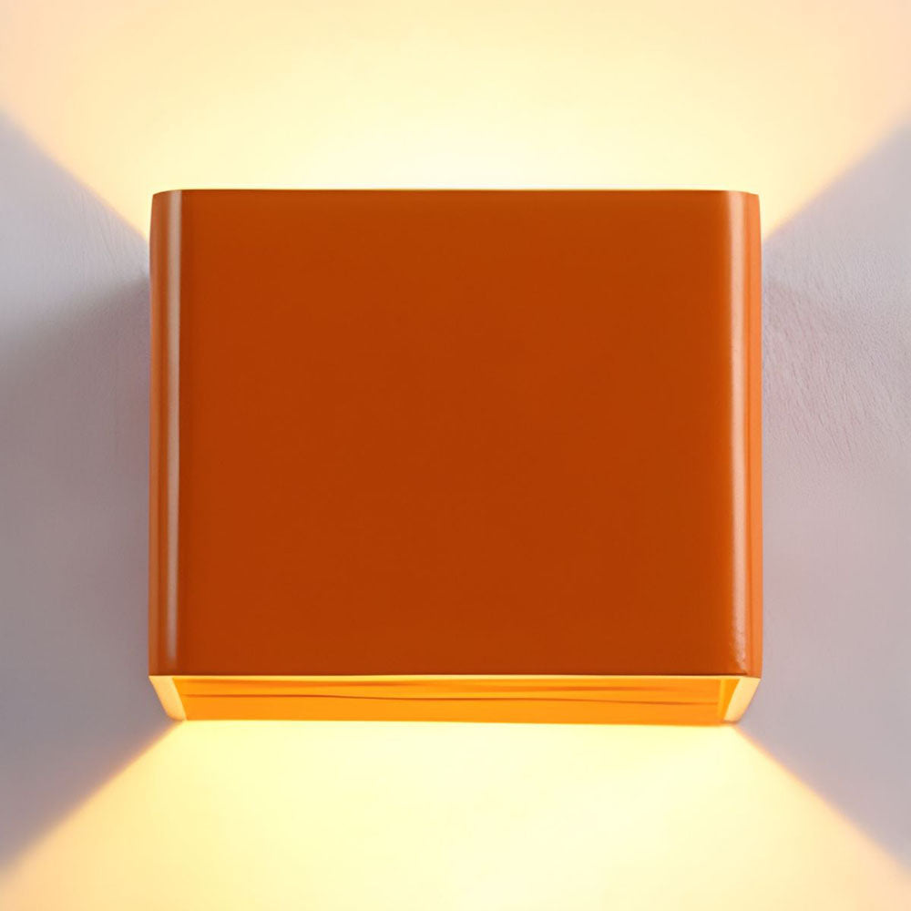 Cube Shade Wall Sconce Light | Modern Wall Lamp for Hallway & Bedroom | 3.14 Acrylic & Hardware | Brick by Brick London 11