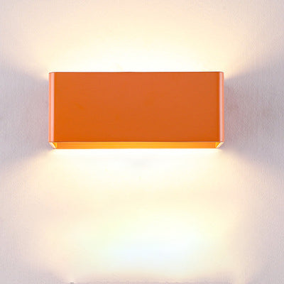 Cube Shade Wall Sconce Light | Modern Wall Lamp for Hallway & Bedroom | 3.14 Acrylic & Hardware | Brick by Brick London 12
