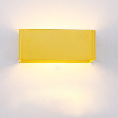 Cube Shade Wall Sconce Light | Modern Wall Lamp for Hallway & Bedroom | 3.14 Acrylic & Hardware | Brick by Brick London 13