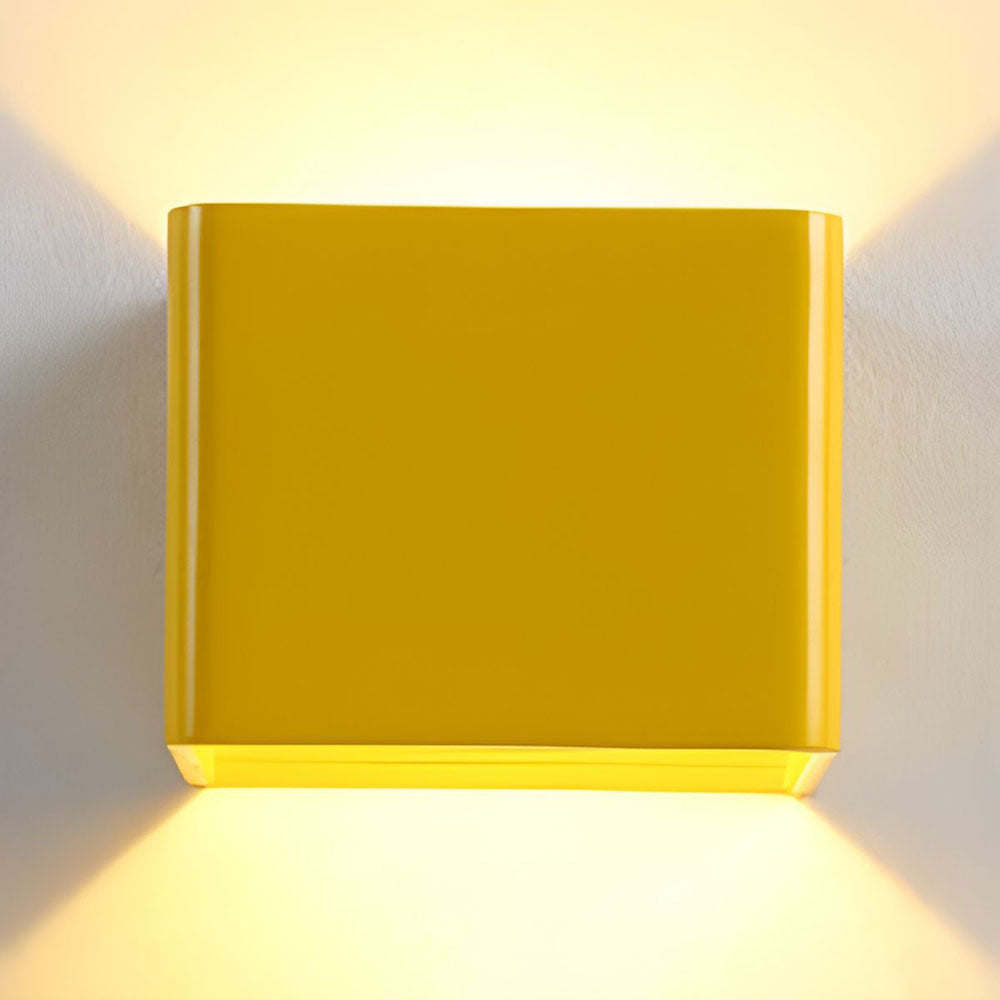 Cube Shade Wall Sconce Light | Modern Wall Lamp for Hallway & Bedroom | 3.14 Acrylic & Hardware | Brick by Brick London 14