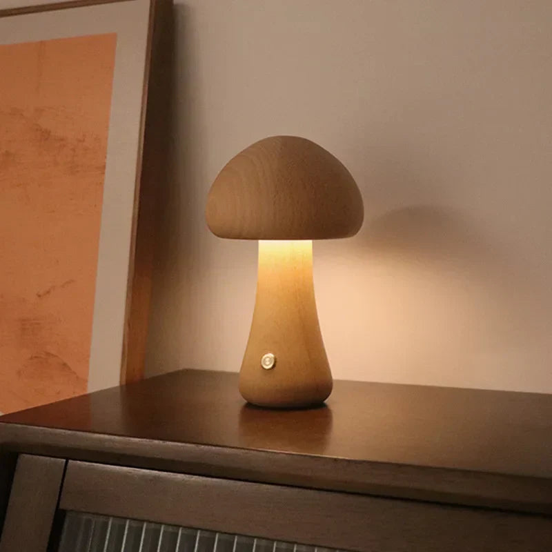 GlowMush Touch Lamp | LED Bedside Table Lamp | USB Rechargeable Soft Light | Perfect for Kids' Rooms | Brick by Brick London 10