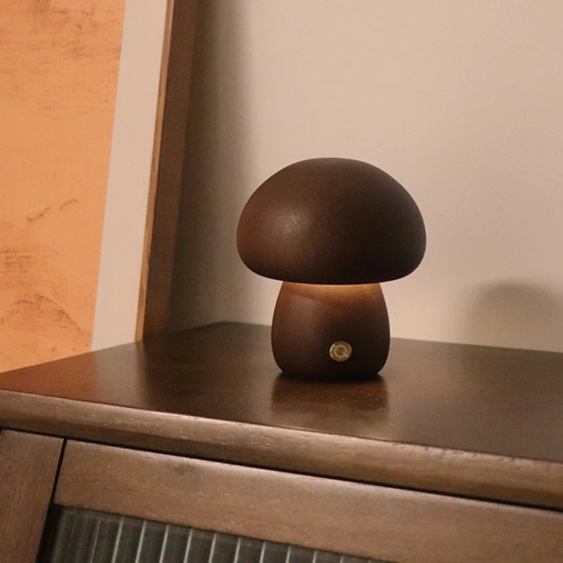 GlowMush Touch Lamp | LED Bedside Table Lamp | USB Rechargeable Soft Light | Perfect for Kids' Rooms | Brick by Brick London 7