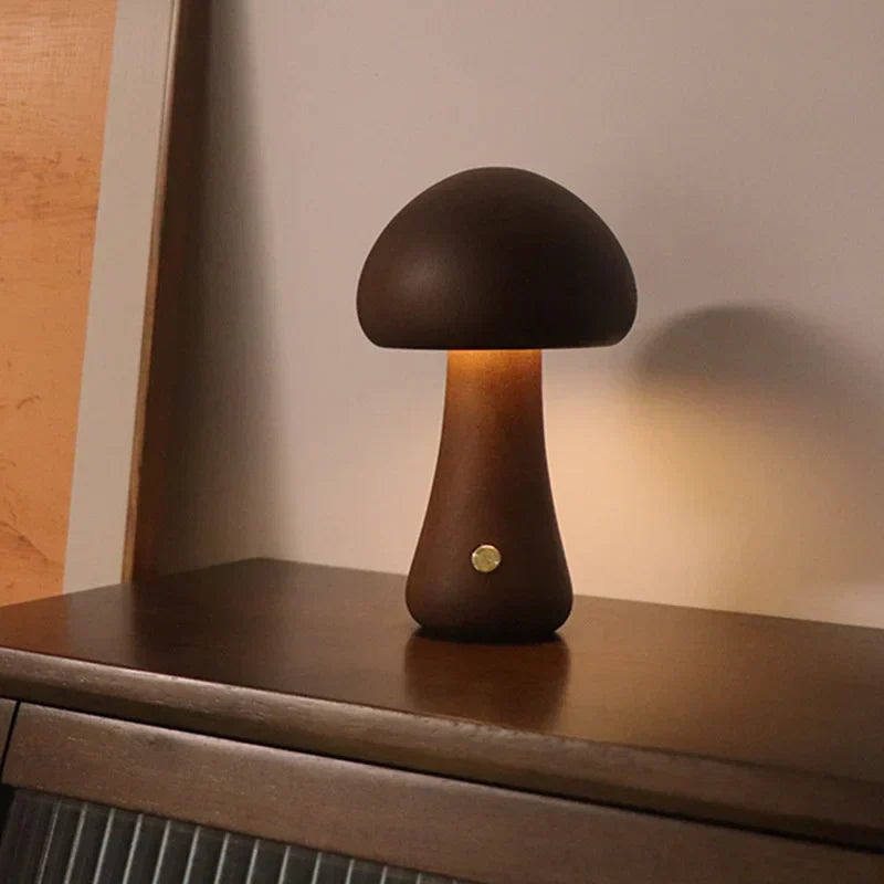 GlowMush Touch Lamp | LED Bedside Table Lamp | USB Rechargeable Soft Light | Perfect for Kids' Rooms | Brick by Brick London 9