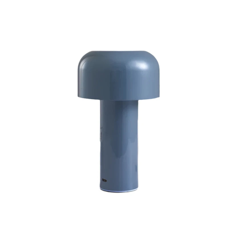 GlowSphere Table Lamp | Rechargeable Cordless Mushroom Design | Indoor Bedside Light | Eco-Friendly Ironwork & Acrylic | Brick by Brick London 8