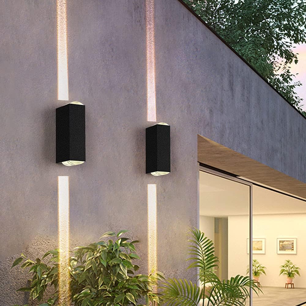 Industrial Black Outdoor Wall Light | Weather-Resistant Exterior Wall Sconce | 20W Aluminum | Brick by Brick London 1