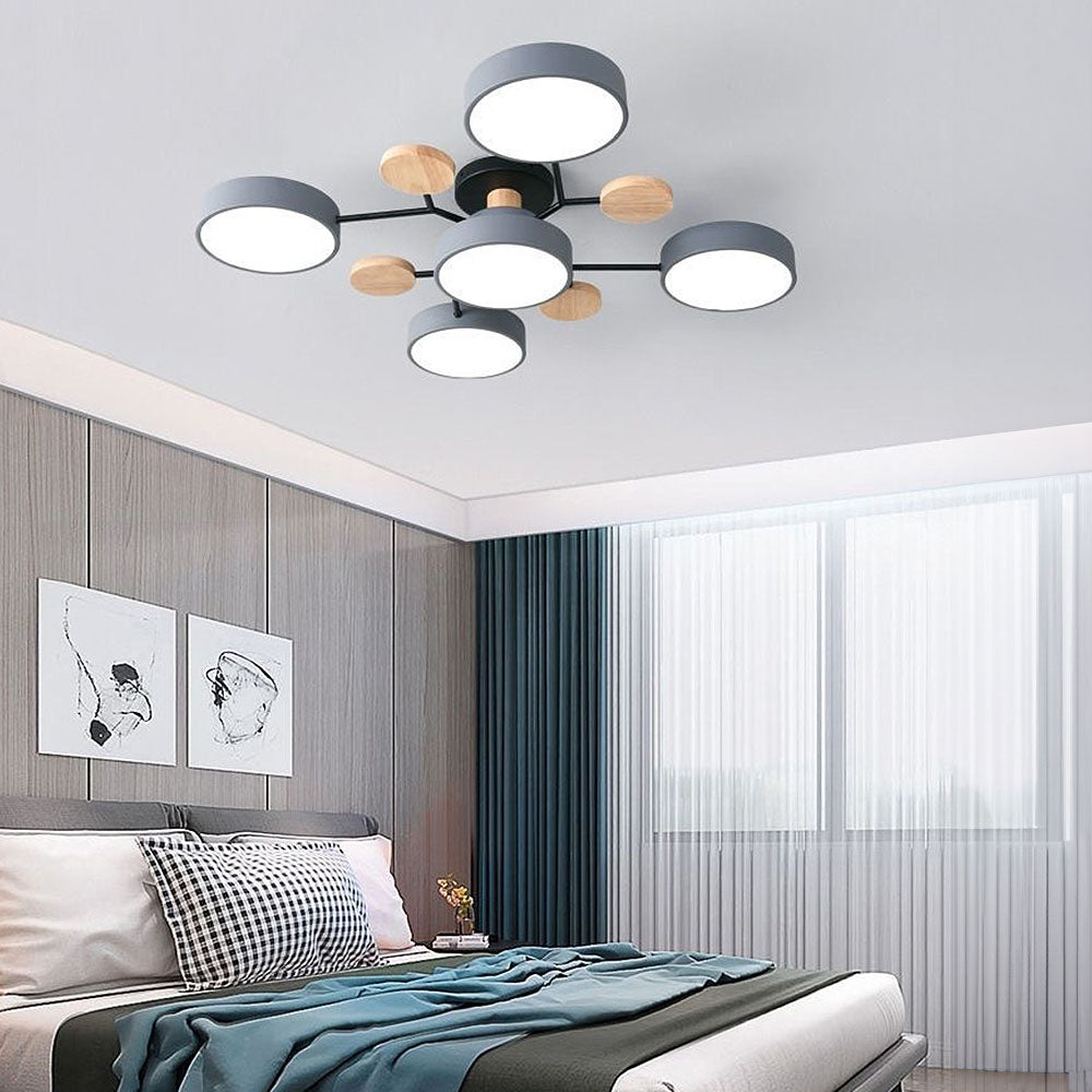 LED Ceiling Light – Modern Circular Design – Diameter: 33.5/35.4/37 inches – Energy Efficient for Living Room or Dining Room 11
