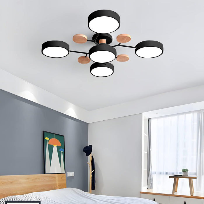 LED Ceiling Light – Modern Circular Design – Diameter: 33.5/35.4/37 inches – Energy Efficient for Living Room or Dining Room 17