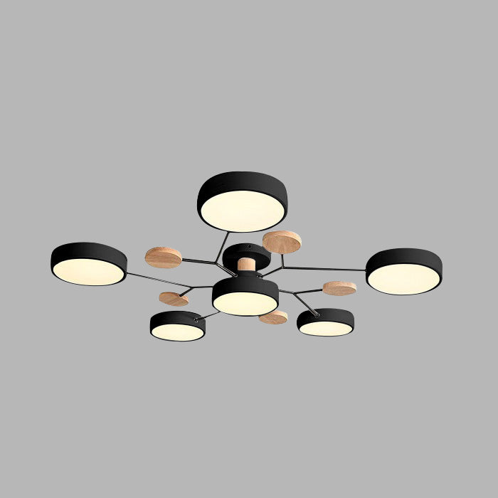 LED Ceiling Light – Modern Circular Design – Diameter: 33.5/35.4/37 inches – Energy Efficient for Living Room or Dining Room 19