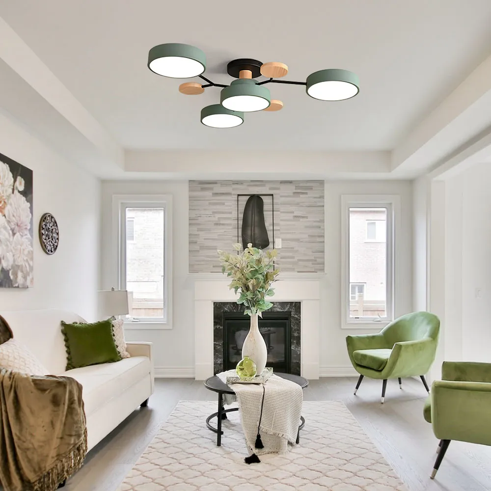 LED Ceiling Light – Modern Circular Design – Diameter: 33.5/35.4/37 inches – Energy Efficient for Living Room or Dining Room 2