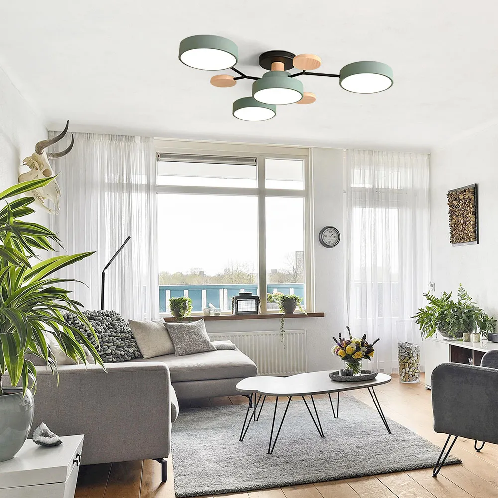 LED Ceiling Light – Modern Circular Design – Diameter: 33.5/35.4/37 inches – Energy Efficient for Living Room or Dining Room 3