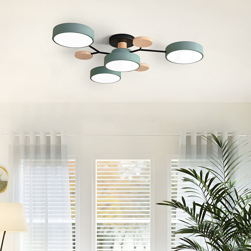 LED Ceiling Light – Modern Circular Design – Diameter: 33.5/35.4/37 inches – Energy Efficient for Living Room or Dining Room 4