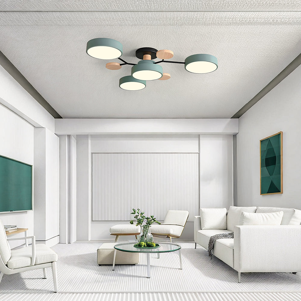 LED Ceiling Light – Modern Circular Design – Diameter: 33.5/35.4/37 inches – Energy Efficient for Living Room or Dining Room 5
