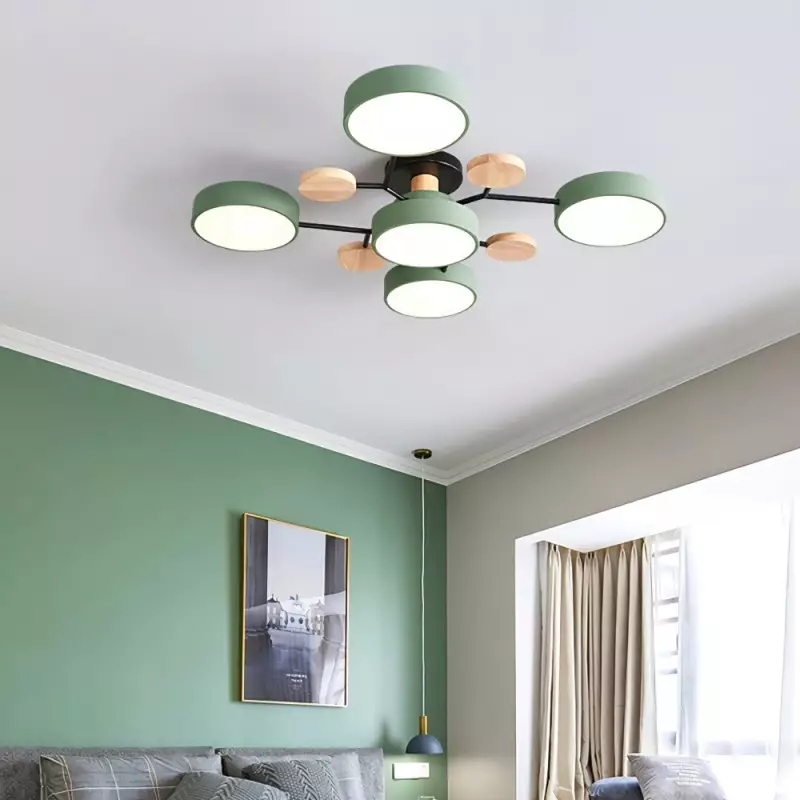 LED Ceiling Light – Modern Circular Design – Diameter: 33.5/35.4/37 inches – Energy Efficient for Living Room or Dining Room 7