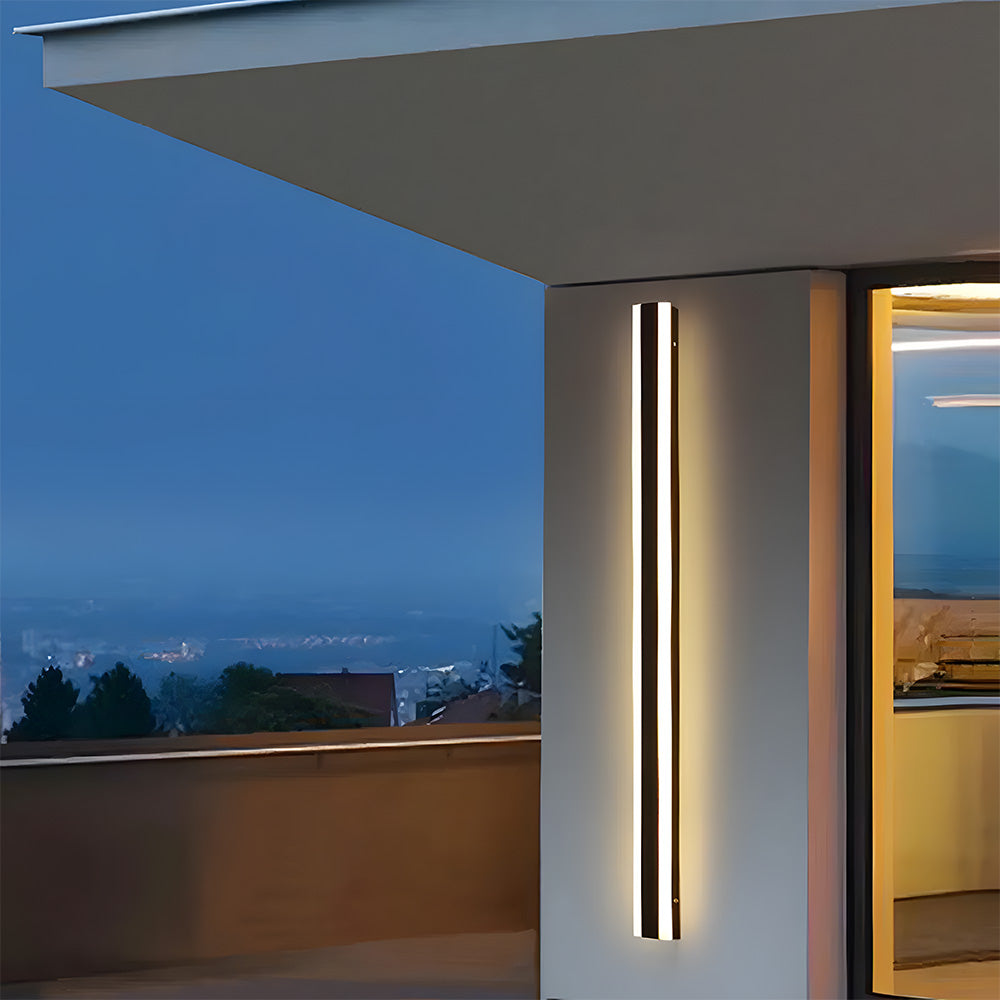 Minimalist Outdoor Wall Lights Black | IP65 Waterproof Garden Lighting | Durable Acrylic & Hardware | Brick by Brick London 5