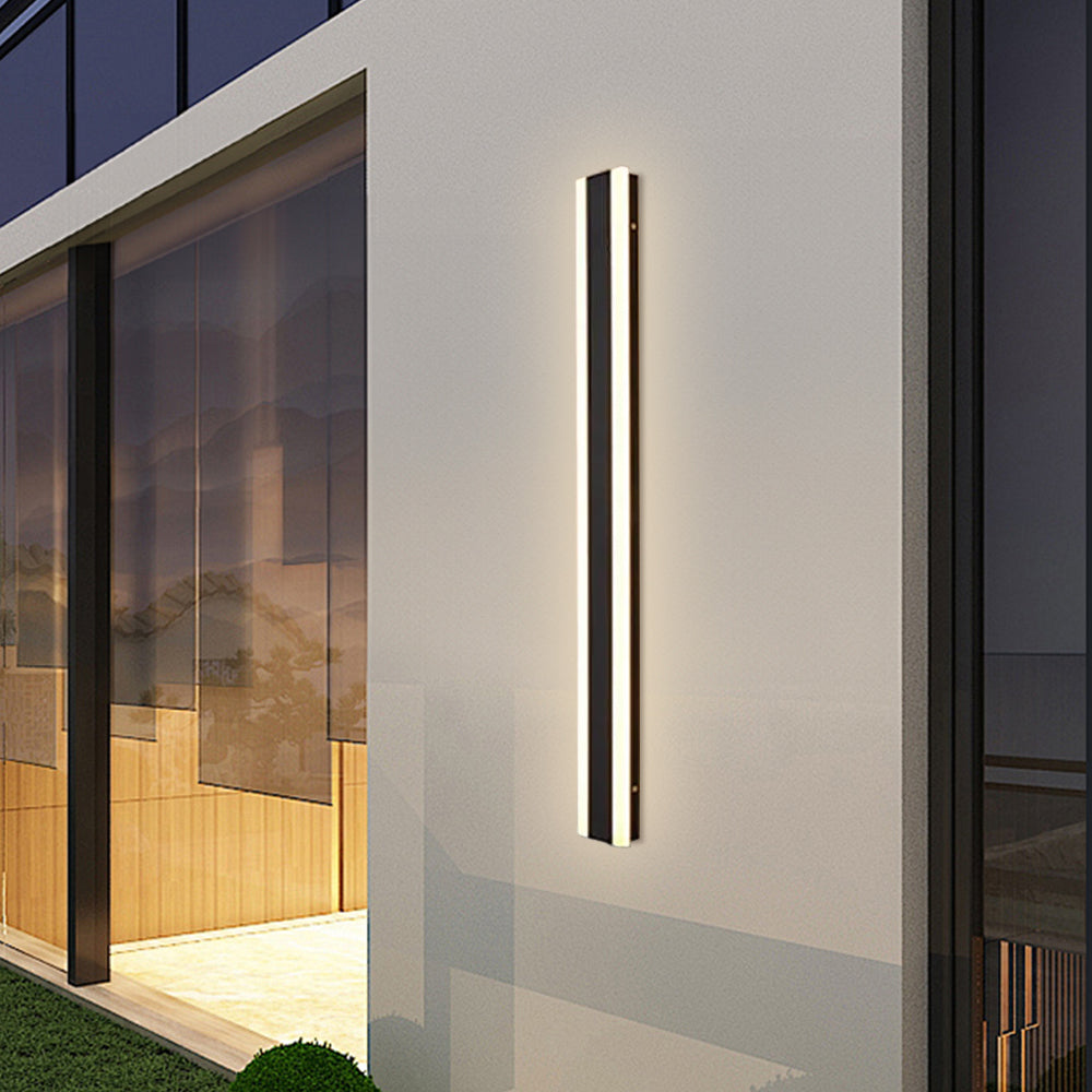 Minimalist Outdoor Wall Lights Black | IP65 Waterproof Garden Lighting | Durable Acrylic & Hardware | Brick by Brick London 9