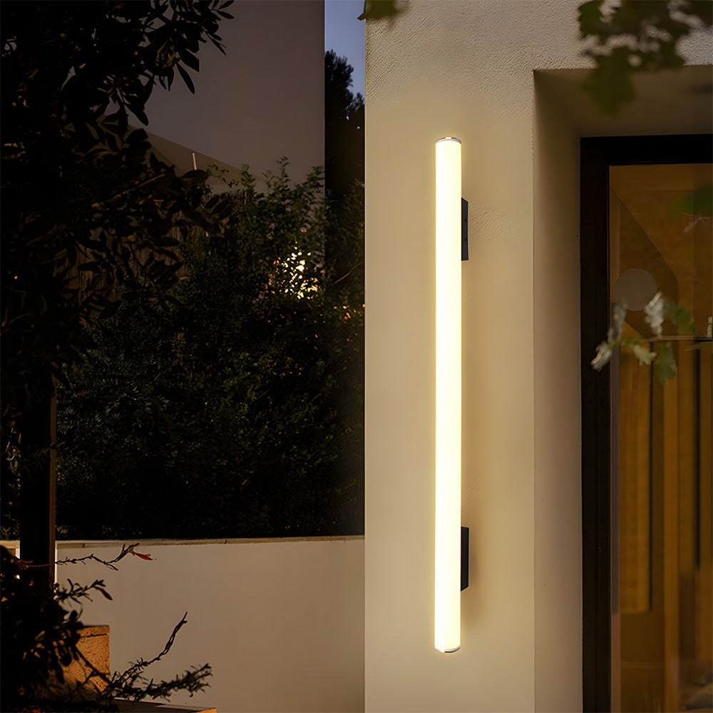 Minimalist White Outdoor Wall Light | Modern Outdoor Wall Lantern | Energy Efficient Aluminum & Acrylic | Brick by Brick London 12