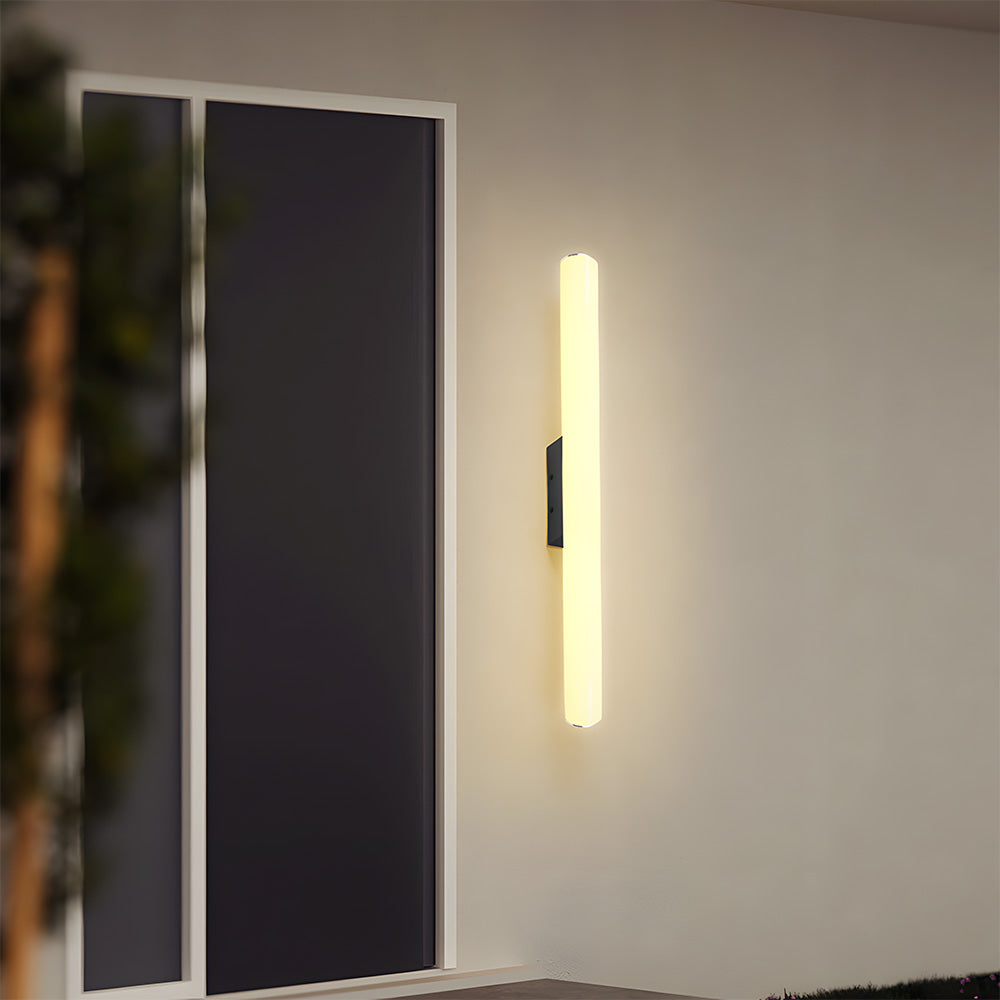Minimalist White Outdoor Wall Light | Modern Outdoor Wall Lantern | Energy Efficient Aluminum & Acrylic | Brick by Brick London 4