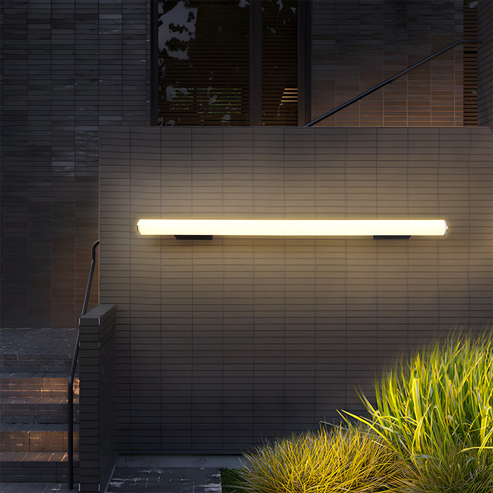 Minimalist White Outdoor Wall Light | Modern Outdoor Wall Lantern | Energy Efficient Aluminum & Acrylic | Brick by Brick London 6