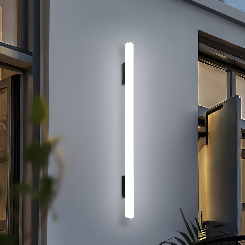 Minimalist White Outdoor Wall Light | Modern Outdoor Wall Lantern | Energy Efficient Aluminum & Acrylic | Brick by Brick London 9