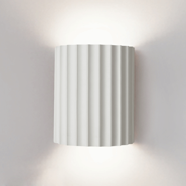 Modern Half-Circle Wall Sconce | Stylish Indoor Wall Lights | Resin | 5.51 x 6.49 | Perfect for Living Room & Bedroom | Brick by Brick London 10