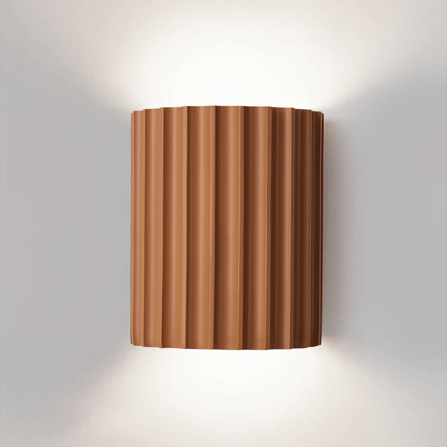 Modern Half-Circle Wall Sconce | Stylish Indoor Wall Lights | Resin | 5.51 x 6.49 | Perfect for Living Room & Bedroom | Brick by Brick London 12
