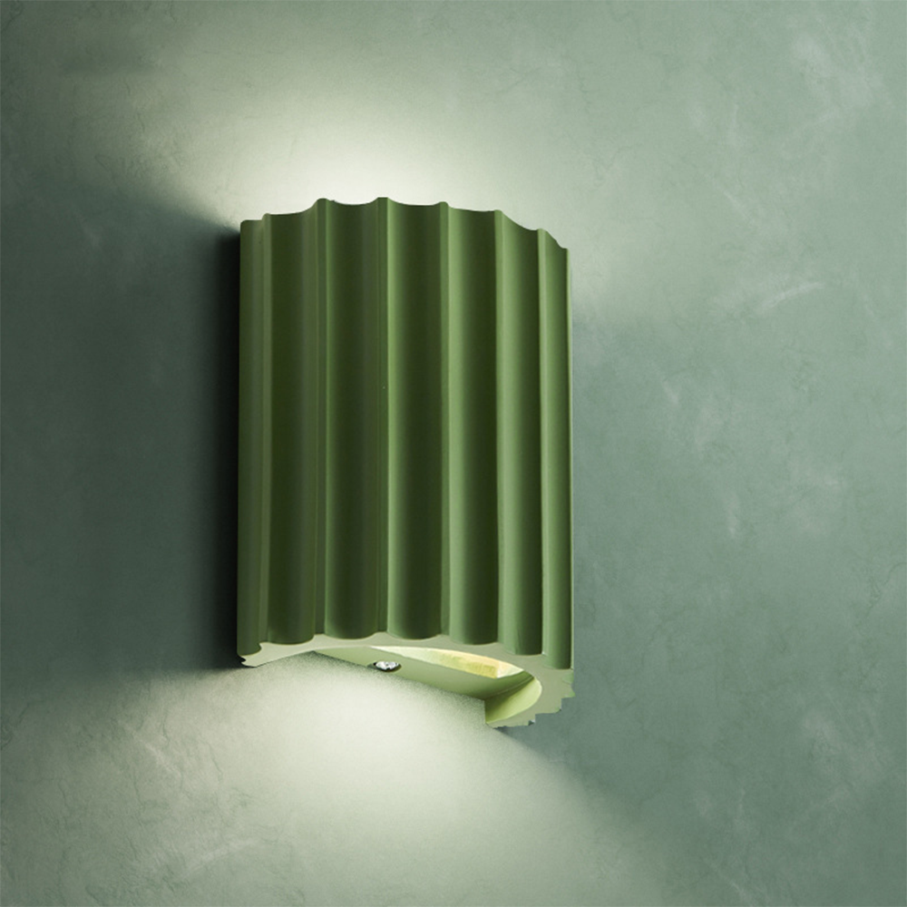 Modern Half-Circle Wall Sconce | Stylish Indoor Wall Lights | Resin | 5.51 x 6.49 | Perfect for Living Room & Bedroom | Brick by Brick London 2