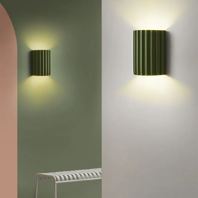 Modern Half-Circle Wall Sconce | Stylish Indoor Wall Lights | Resin | 5.51 x 6.49 | Perfect for Living Room & Bedroom | Brick by Brick London 6