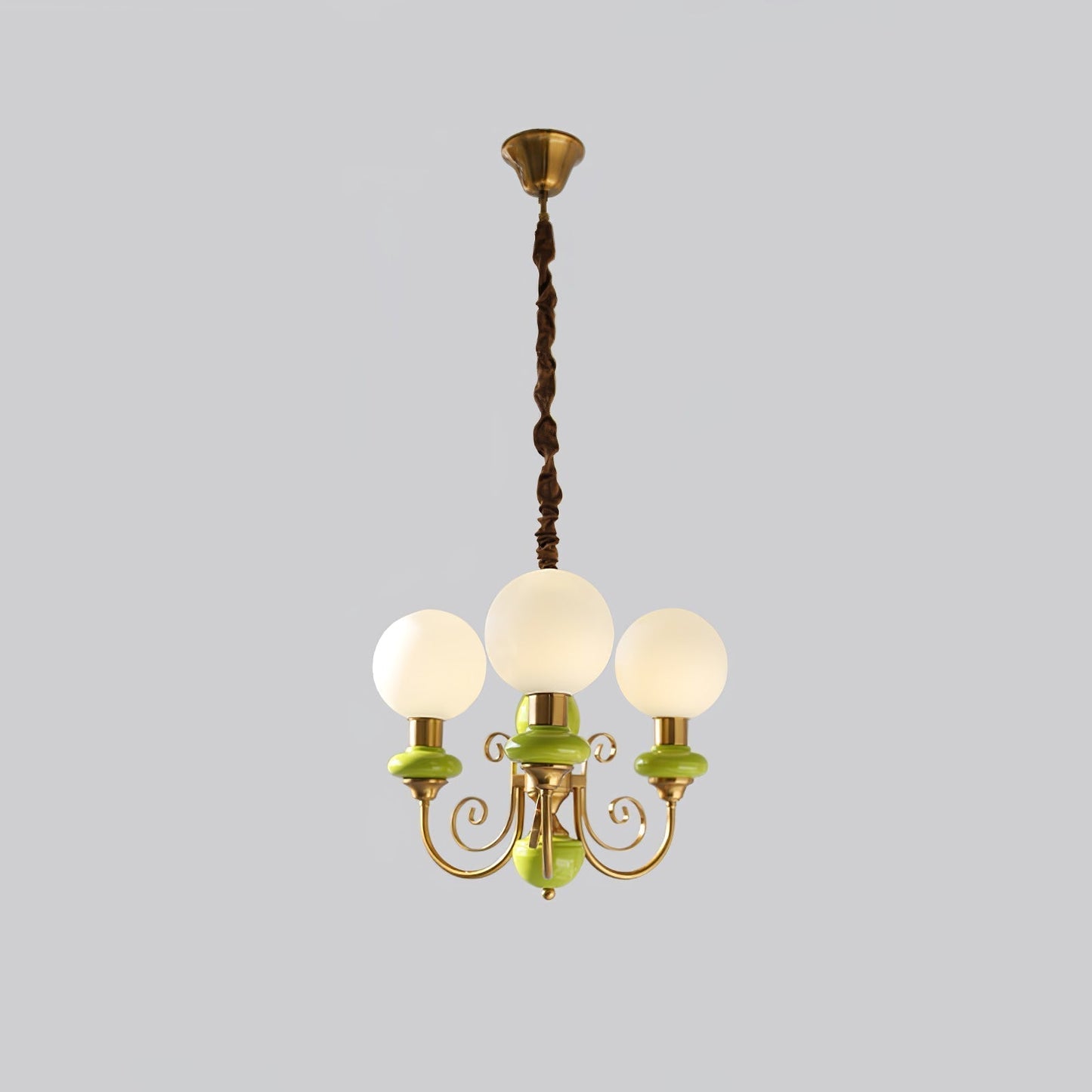 Modern Onyx Chandelier Light | Adjustable Hanging Fixture | Metal & Glass | Elegant Kitchen & Dining Room Lighting | Brick by Brick London 6