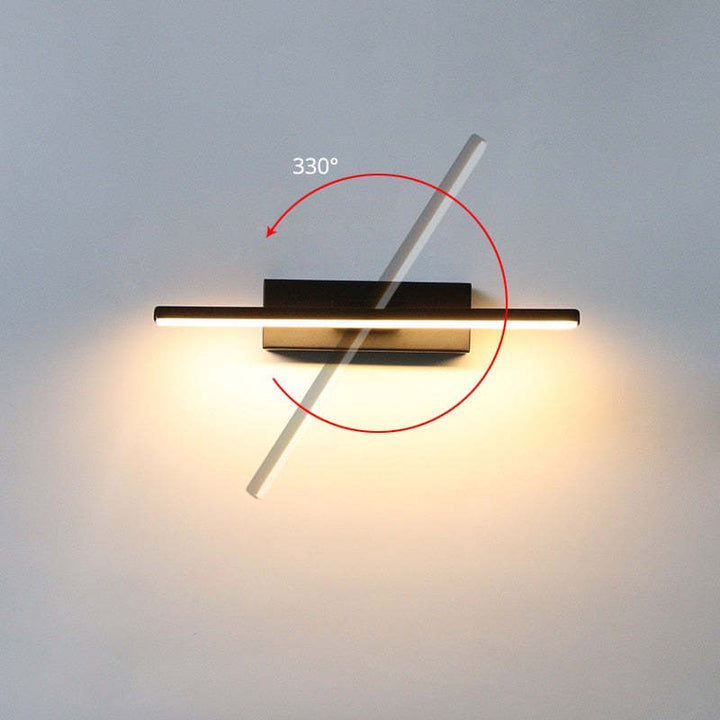 Modern Rotatable Wall Light | 30CM Aluminum Wall Lamp | Versatile Illumination for Living Room & Bedroom | Brick by Brick London 6