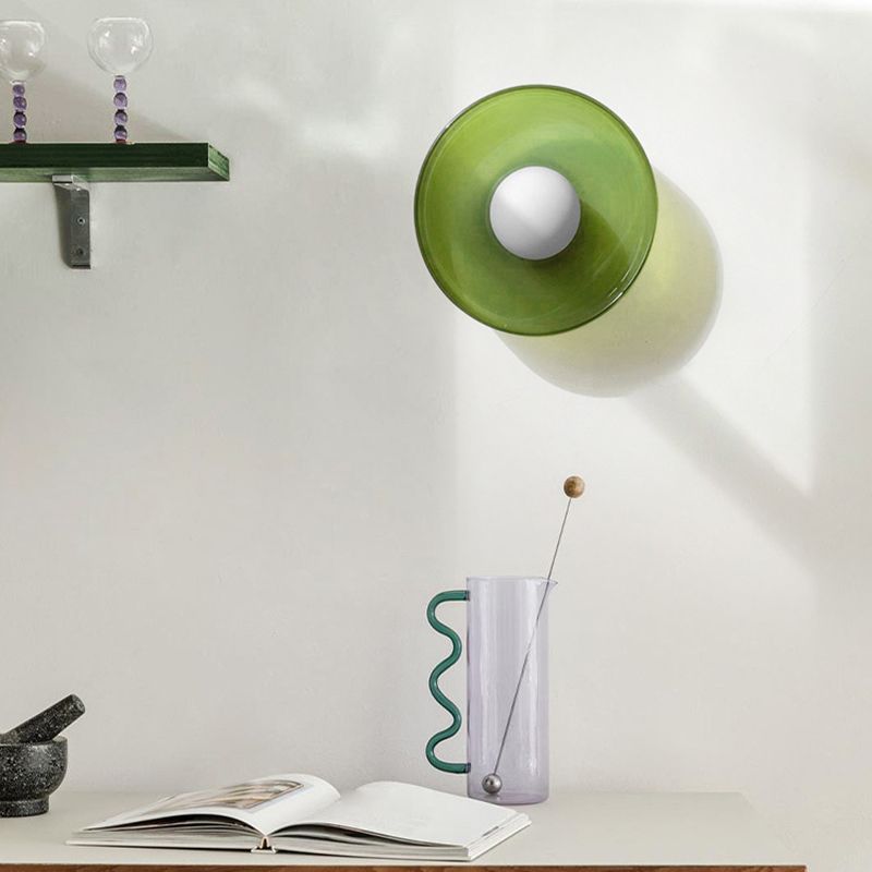 Modern Round Flush Mount Ceiling Light | Kitchen Illumination | Compact Glass Fixture | 9.84 | Brick by Brick London 16