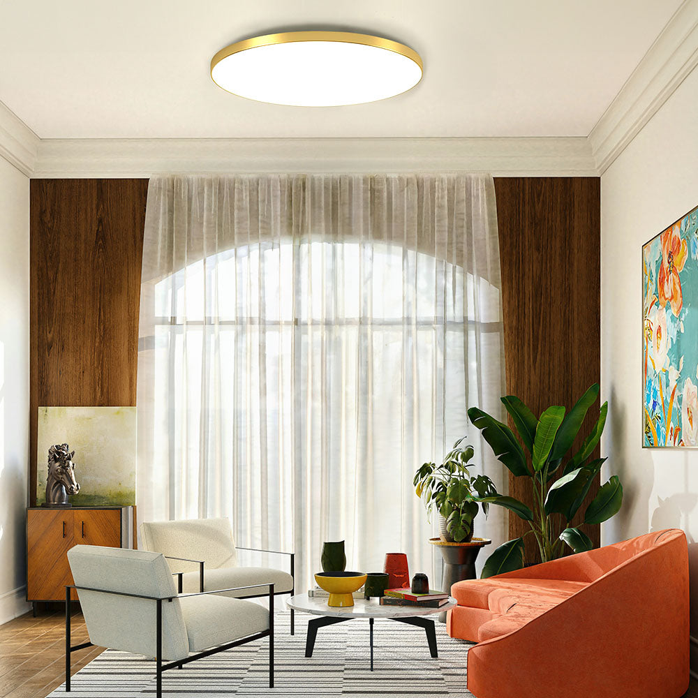 Modern Round LED Ceiling Light | Energy-Efficient Fixture | Minimalist Design | 23-45cm Diameter | Brick by Brick London 4